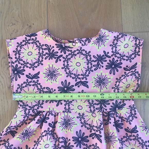 ASOS Pink + Yellow + Black Babydoll Mini Dress - Picture 15 of 15